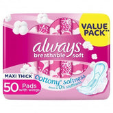 Always Breathable Soft 50 Pads - Long - Pinoyhyper